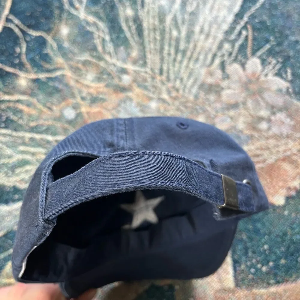 Vintage NFL Dallas Cowboys Dark Navy Blue Baseball Cap SnapBack Streetwear Y2K